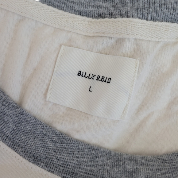 Billy Reid Short Sleeve Ringer Tee - Picture 4 of 5